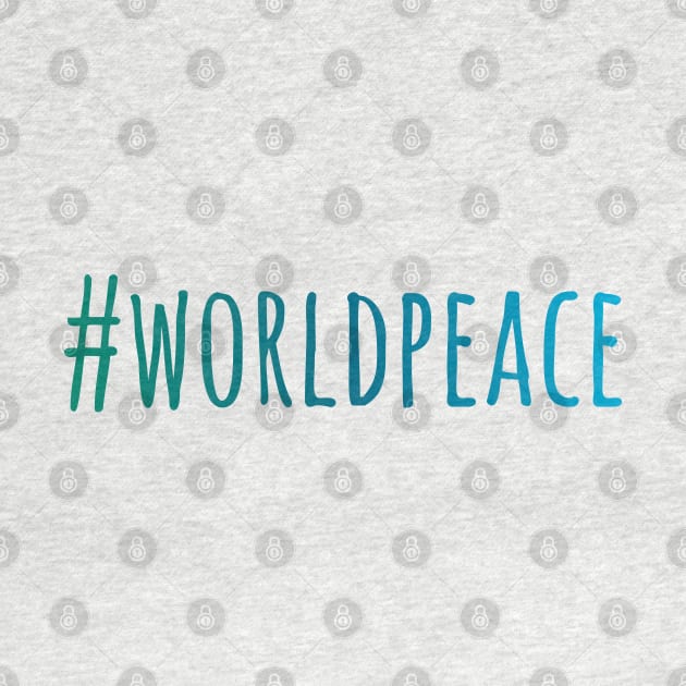 World Peace, no to war by Katarinastudioshop